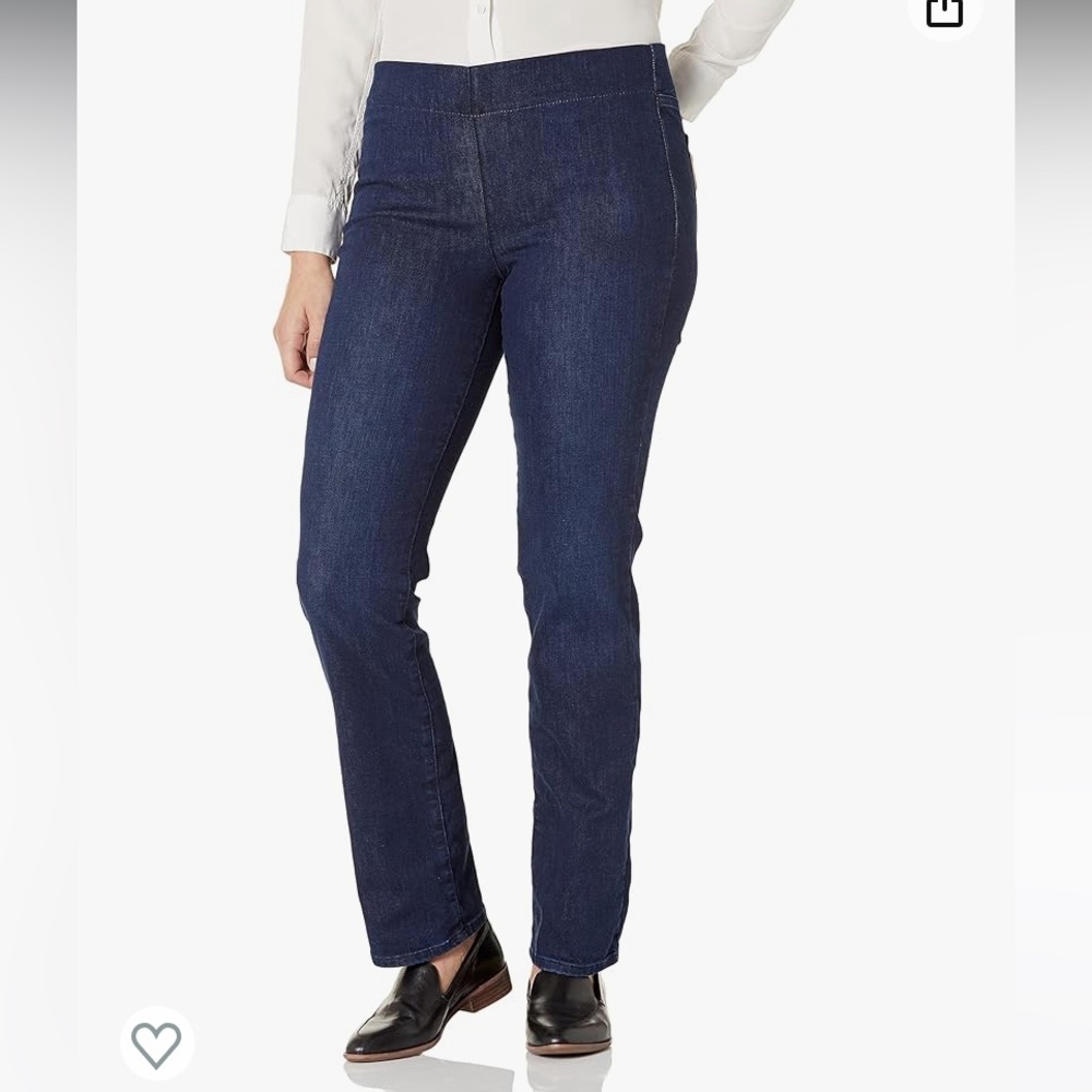 NJDJ Pull Up Marilyn Straight Jeans. Slimming & Flattering Fit. Size 14